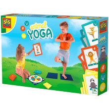 SES CREATIVE Outdoor Skill Animal Yoga Board Game