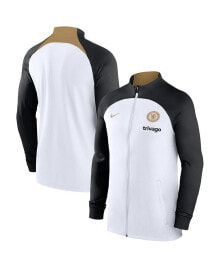 Nike men's White Chelsea 2023/24 Strike Raglan Performance Full-Zip Track Jacket