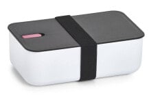 Lunchbox mit Fach, 19 x 12 x 6,5 cm