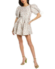 Купить белые женские платья Sister Jane: Sister Jane Lola Jacquard Mini Dress Women's White Mp