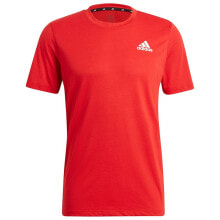Мужские спортивные футболки Мужская спортивная футболка черная с логотипом ADIDAS Aeroready Designed 2 Move Sport Short Sleeve T-Shirt