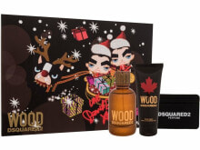 Купить парфюмерные наборы Dsquared2: Набор парфюмерии для мужчин Dsquared2 Wood For Him - EDT 100 мл + гель для душа 100 мл + кошелек