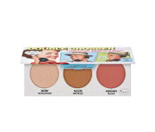 Купить румяна и бронзеры для лица theBalm: Double Crosser Cheek Palette (Highlighter, Bronzer & Blush Palette) 8.5g