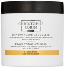 Купить маски и сыворотки для волос Christophe Robin: Shade Variation Mask Golden Blond