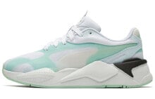 Puma RS-X³ Plas_Tech 复古休闲运动鞋 女款 白绿 / Кроссовки Puma RS-X Plas_Tech 371640-02