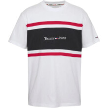 TOMMY JEANS Classic Linear Cut & Sew Short Sleeve T-Shirt