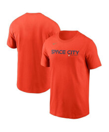 Nike men's Orange Houston Astros City Connect Wordmark T-shirt