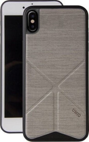 Чехол пластмассовый серый iPhone X/Xs Uniq