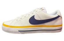 Nike Court Legacy 防滑轻便 低帮 板鞋 白紫黄 / Кроссовки Nike Court Legacy DZ2778-157