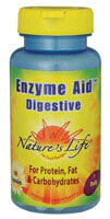 Пищеварительные ферменты Nature's Life Enzyme Aid Digestive Cap Комплекс для поддержки пищеварения 50 капсул