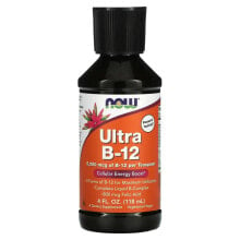 NOW Ultra B-12 Liquid Жидкий витамин В-12 118 мл