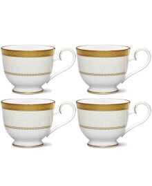 Odessa Gold Set of 4 Cups, Service For 4