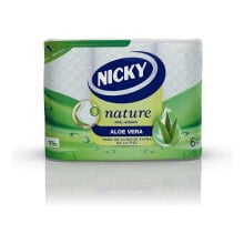 Toilet Roll Nature Aloe Vera Nicky Nature Aloe Vera (6 uds)