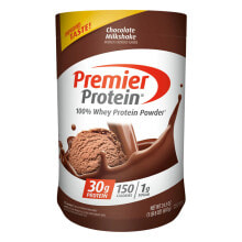 Сывороточный протеин Premier Protein Whey Protein Порошок сывороточного протеина со вкусом шоколадного милкшейка  30 г протеина 150 калорий 1 г сахара -  680 г