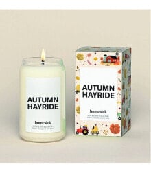 Homesick Autumn Hayride Candle White