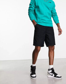 The North Face Heritage Ripstop cotton utility shorts in black купить онлайн