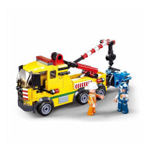 SLUBAN Town Crane Pull 205 Pieces Construction Game