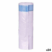 Rubbish Bags Perfumed Self-closing Lilac Polyethylene 24 Units 10 L