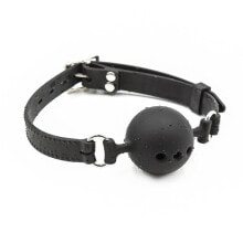 Кляпы для БДСМ Silicone Breathable Ball Gags 4,5 cm Size M Black
