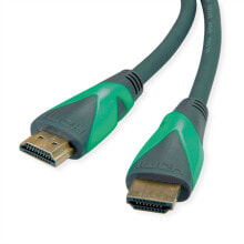 ROTRONIC-SECOMP HDMI Anschlusskabel HDMI-A Stecker 2 m Schwarz 11446011 Halogenfrei - Cable - Digital/Display/Video