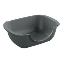 Cat Litter Box Rotho Bella Cat Anthracite Plastic 56 x 19 x 39 cm