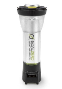 32008 - Universal flashlight - Black,Silver - Buttons - IPX6 - Charging - LED
