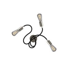 CREATIVE CABLES Flex 60 articulated wall light or ceiling light with diffused light with ST64 LED bulb