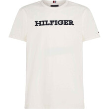 TOMMY HILFIGER Twill Embroidery Monotype short sleeve T-shirt