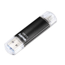 Hama 00124001 USB флеш накопитель 128 GB USB Type-A / Micro-USB 3.2 Gen 1 (3.1 Gen 1) Черный