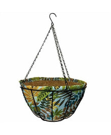 Gardener's Select gardener Select Hanging Basket Fabric Coco Liner, Blue Green
