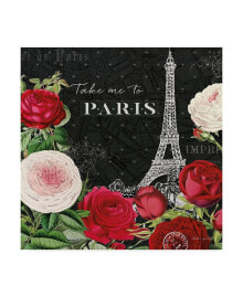 Trademark Global katie Pertiet Rouge Paris III Black Canvas Art - 15