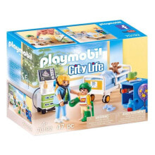 Детские игровые наборы и фигурки из дерева Конструктор Playmobil City Life 70192 Детская больничная палата