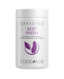 Codeage grass-Fed Beef Spleen Pasture-Raised, Non-Defatted Supplement, Freeze-Dried - 180ct