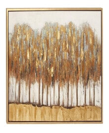 Купить предметы интерьера Rosemary Lane: Canvas Tree Framed Wall Art with Gold-Tone Frame, 47" x 2" x 36"