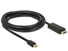 Компьютерные разъемы и переходники deLOCK 83699 видео кабель адаптер 2 m Mini DisplayPort HDMI Черный