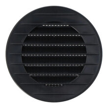 EDM Recessed round ventilation grille with mosquito net ABS 70 mm