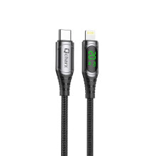 QCHARX 3A 20W Digital Display 1 m USB-C To Lightning Cable