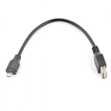 Компьютерные разъемы и переходники кабель Goobay OTG ХОСТ микро/USB - 0,2 м