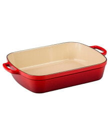 5.25 Quart Enameled Cast Iron Rectangular Roaster