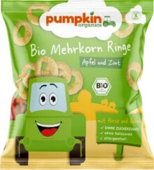 Babysnack Mehrkorn Ringe mit Apfel & Zimt, ab 8. Monat, 20 g