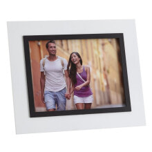 Photo frame White Black Crystal polystyrene 20 x 15 cm 15 x 20 cm 27 X 1,5 X 22 CM