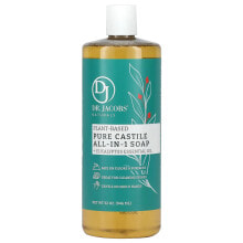 Plant-Based Pure Castile All-In-1 Soap, Eucalyptus Essential Oil, 32 oz (946 ml)