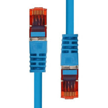 Кабели и разъемы для аудио- и видеотехники ProXtend V-6FUTP-003BL сетевой кабель Синий 0,3 m Cat6 F/UTP (FTP)