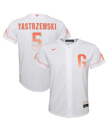 Nike big Boys Mike Yastrzemski White San Francisco Giants City Connect Replica Player Jersey