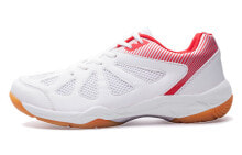 VOIT Badminton Shoes Unisex Low-Top White Red