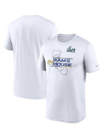 Nike men's White Los Angeles Rams Super Bowl LVI Champions Hometown T-shirt