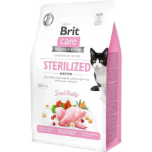 BRIT Caregrain free sterilized sensitive cat food 400g