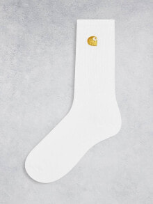 Carhartt WIP – Chase – Weiße Socken