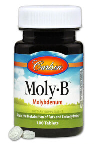 Minerals and trace elements carlson Moly-B™ Molybdenum -- 100 Tablets
