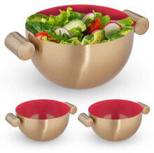 Dishes and salad bowls for serving